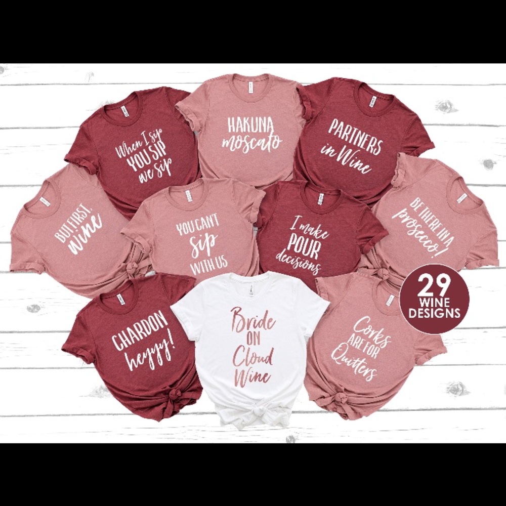 BRAND NEW: Women’s Wine Themed T-Shirt